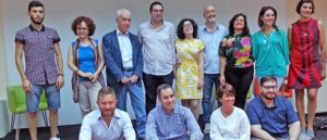 I partecipanti al digital Craft con Melaragni, Brutti, Curti e lo staff di Bic Lazio