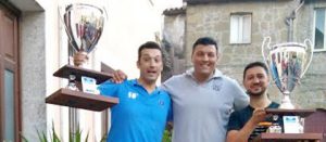 Ischia di Castro - Il sindaco Serra coi premiati della passata edizione delle Carrettelle
