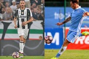 Sport - Calcio - A destra Cristiano Lombardi, a sinistra Leonardo Bonucci