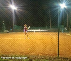 Valentano - Sport - la partita tra Valeria Marucci e Pamela Venanzi