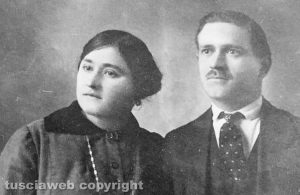 Viterbo - Come eravamo - 1914 - Teofilo Bizzarri e Assunta Agostini