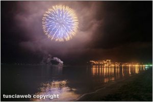 Capodimonte - Fuochi d'artificio alla festa di S. Rocco