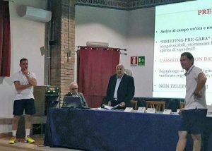Il viterbese dirigente nazionale Umberto Carbonari al raduno regionale