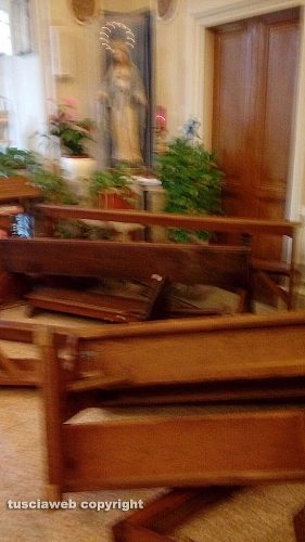 Tarquinia - Devastata la cappella dell'ospedale