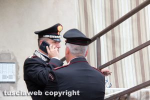 Viterbo - Donna trovata morta in casa - I carabinieri