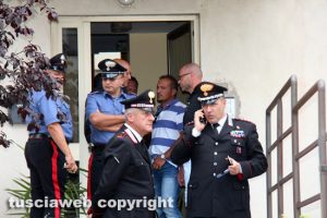 Viterbo - Donna trovata morta in casa - I carabinieri
