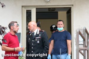 Viterbo - Donna trovata morta in casa - I carabinieri