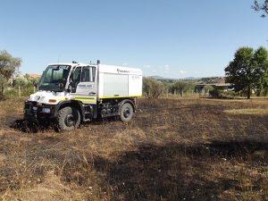 Montefiascone - Incendio in località Casone