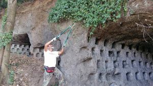 Viterbo cvica ripulisce i colombari