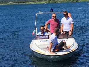 Caprarola - La nuova barca Minnie consegnata alla protezione civile