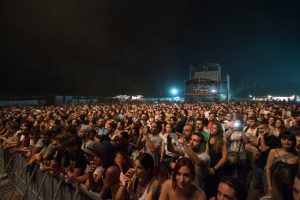 Il pubblico al Vulci music fest
