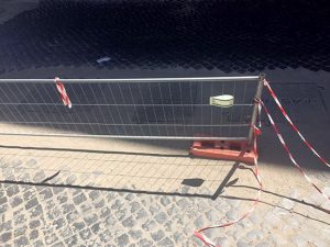 Viterbo - I lavori in piazza San Faustino