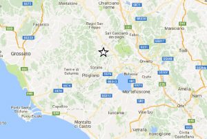Scossa di terremoto a Proceno