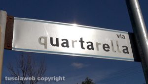 Riano - Via Quartarella, nei pressi del luogo in cui fu nascosto il corpo di Matteotti