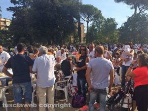 Viterbo - Santa Rosa - Il raduno ai Cappuccini