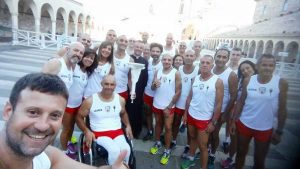 La fiaccola è partita da Assisi 