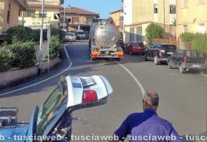 Montefiascone - L'incidente sulla Cassia 