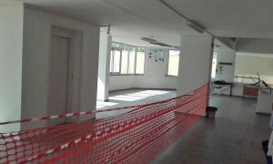 Tuscania - Danni alla scuola media Campanari
