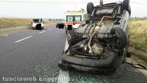 Un incidente sulla Superstrada