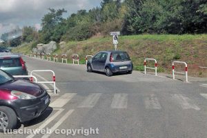Viterbo - problemi di viabilità a Belcolle
