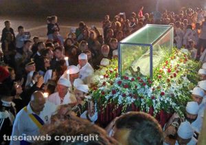 Viterbo - Santa Rosa - Processione straordinaria col corpo della patrona