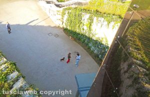 Viterbo - L'ascensore per il Sacrario entrato in funzione