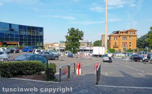 Viterbo - Piazzale Africa transennato