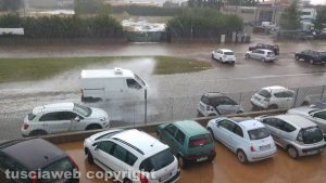 Maltempo - Viterbo - Il Poggino allagato