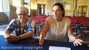 Viterbo - Le consigliere Minchella e Bizzarri