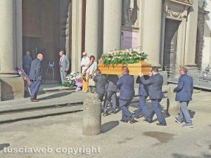 Viterbo - Il funerale della Felicetta alla chiesa della Trinità