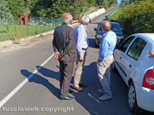 Viterbo - Strada Ponte Sodo - La consegna dei lavori