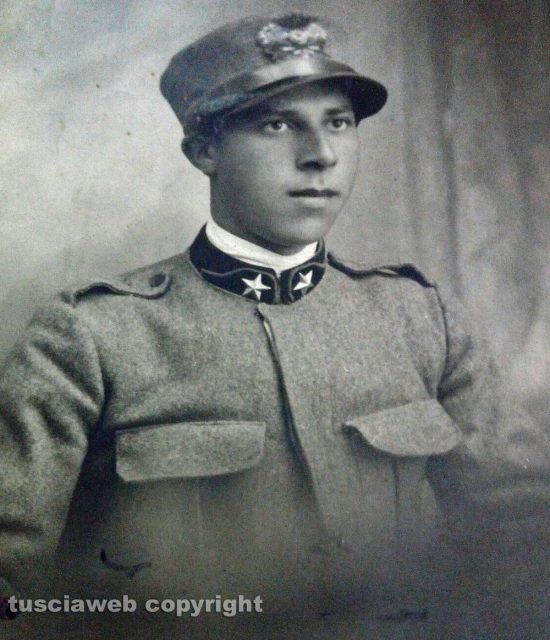 Viterbo - Come eravamo - 1926 - Michele Pagliarello, agente della polizia