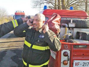 Carlo Spagna, caposquadra dei vigili del fuoco