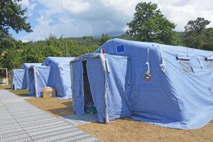 Terremoto - Il campo a Saletta