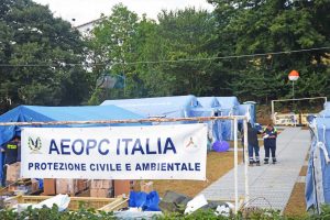 Terremoto - Il campo a Saletta