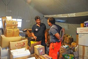 Volontari dell'associazione Aeopc Favl