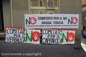 Viterbo - Il corteo per il no al referendum