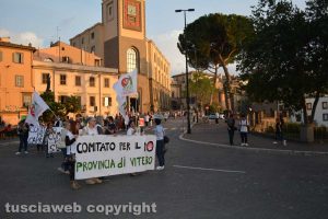 Viterbo - Il corteo per il no al referendum