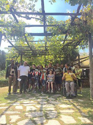 Sassari - L'associazione Juppiter in visita alla casa di Fabrizio De Andrè