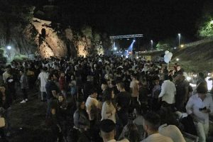 Civita Castellana - La discoteca all'aperto per le feste patronali