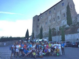 Via Francigena - L'arrivo dei pellegrini a Viterbo
