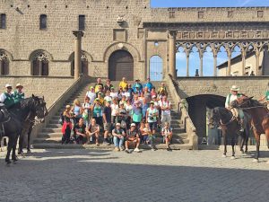 Via Francigena - L'arrivo dei pellegrini a Viterbo