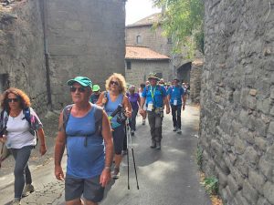 Via Francigena - L'arrivo dei pellegrini a Viterbo
