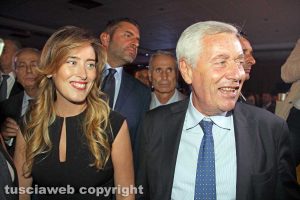 Maria Elena Boschi e il sindaco Leonardo Michelini