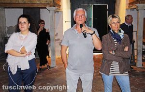 Viterbo - Chiara Frontini, Massimo Mecarini e Maria RIta De Alexandris