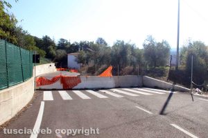 Viterbo - Strada Ponte Sodo - La consegna dei lavori