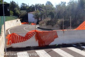 Viterbo - Strada Ponte Sodo - La consegna dei lavori