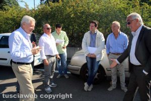 Viterbo - Strada Ponte Sodo - La consegna dei lavori