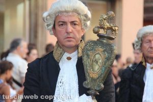 Viterbo - Santa Rosa - Corteo storico 2016 - La mazza del maggiordomo