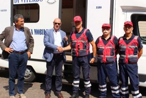 Il camper consegnato dalla Provincia 